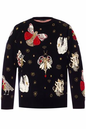 Embroidered sweater, zdjęcie 1 Embroidered sweater od Alexander McQueen